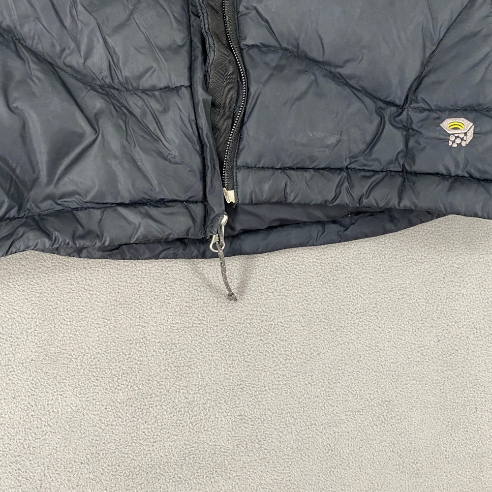 Mountain Hardwear Womens Black Down Puffer Jacket Fleece Lined OL1823 Small - Picture 6 of 9
